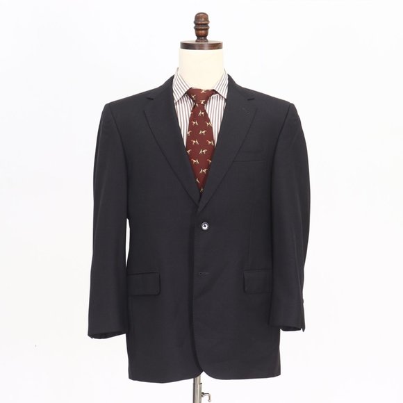 Jos. A. Bank 41R Gray Solid 2-Button Sport Coat Blazer Jacket O503 - Picture 1 of 11